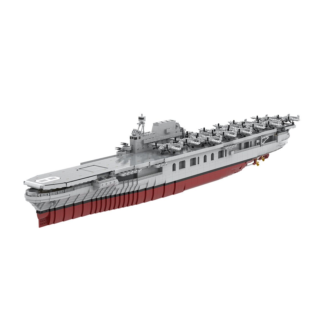 MOC - 15594 USS Enterprise (CV - 6) - LesDiy - Klemmbausteine