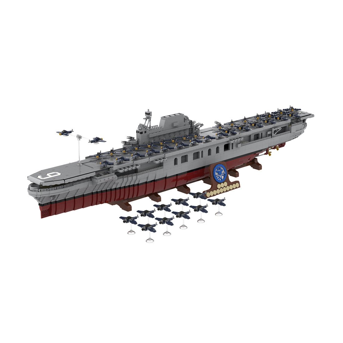 MOC - 15594 USS Enterprise (CV - 6) - LesDiy - Klemmbausteine
