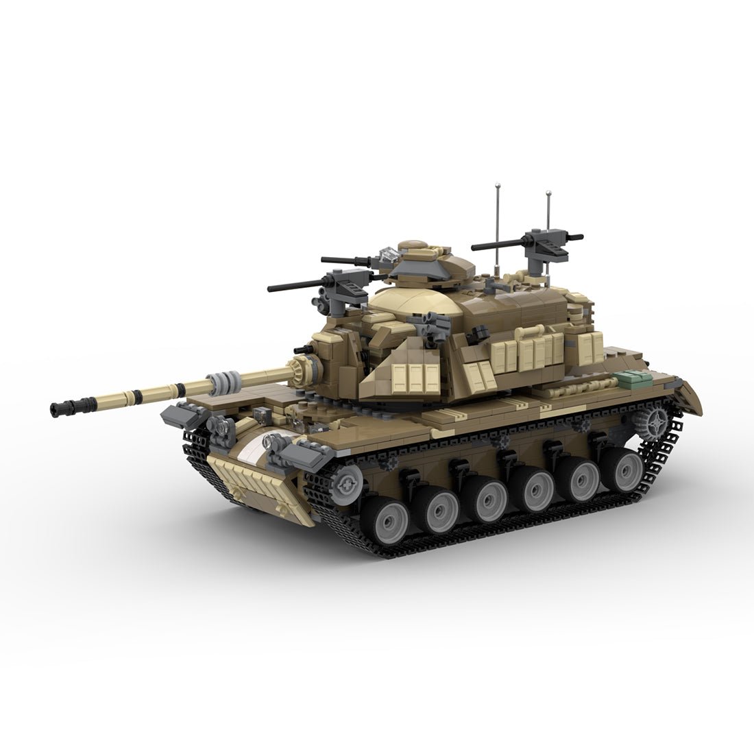 MOC - 156277 M60A3 Patton Magach Klemmbausteine - LesDiy - Klemmbausteine