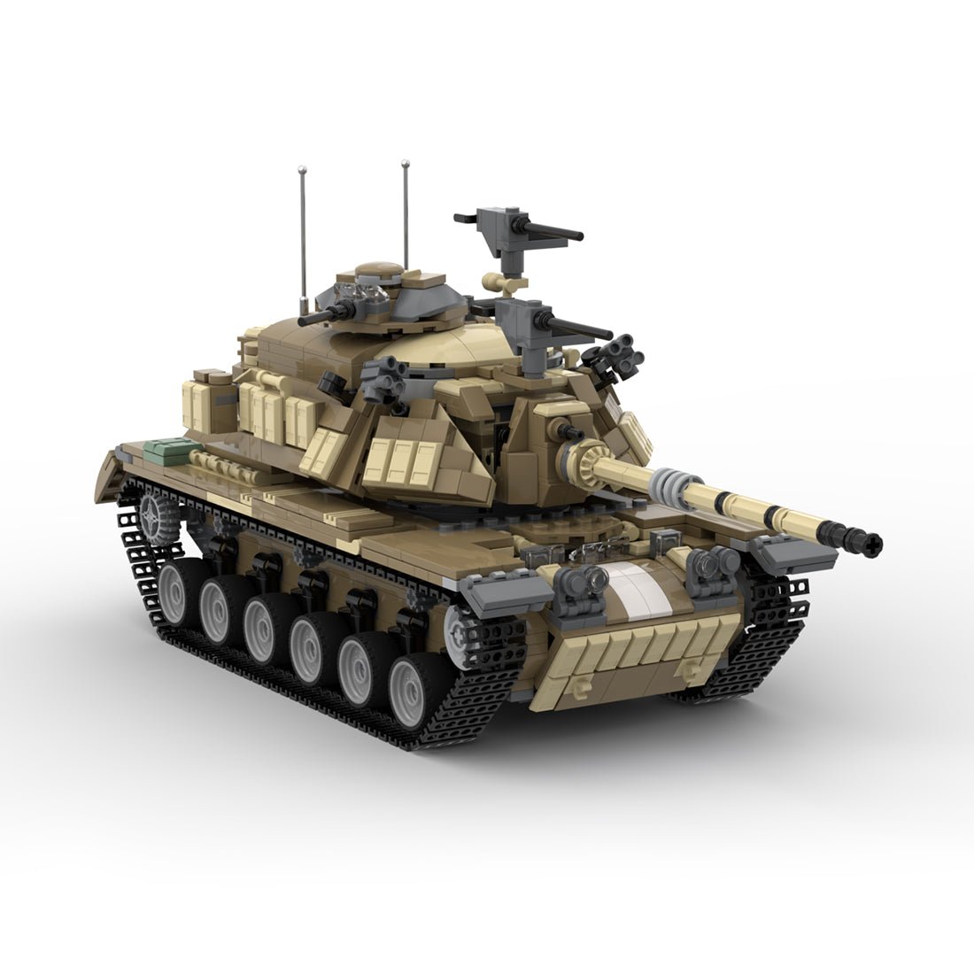 MOC - 156277 M60A3 Patton Magach Klemmbausteine - LesDiy - Klemmbausteine