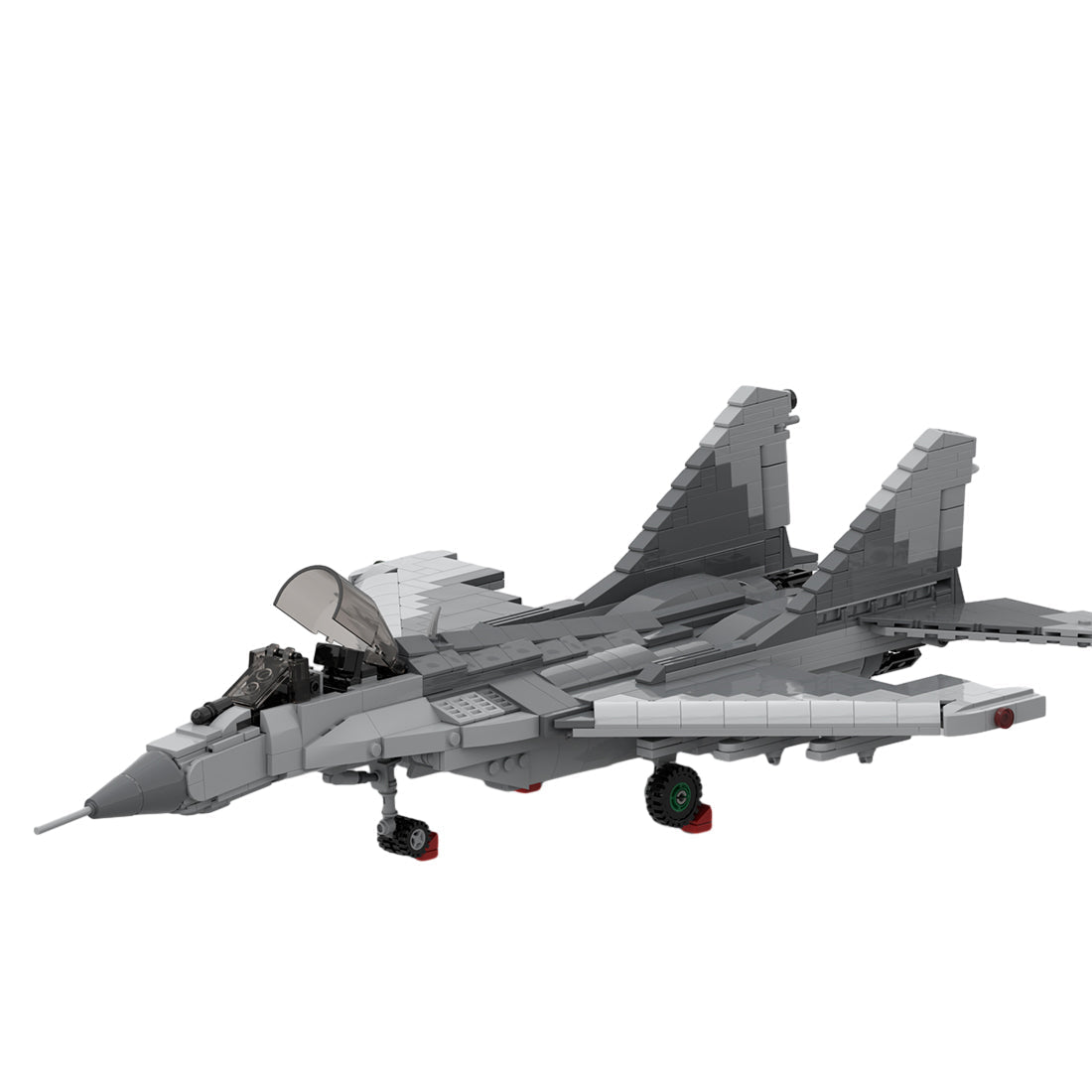 MOC - 156324 MiG 29 Militärkampfflugzeug - LesDiy - Klemmbausteine