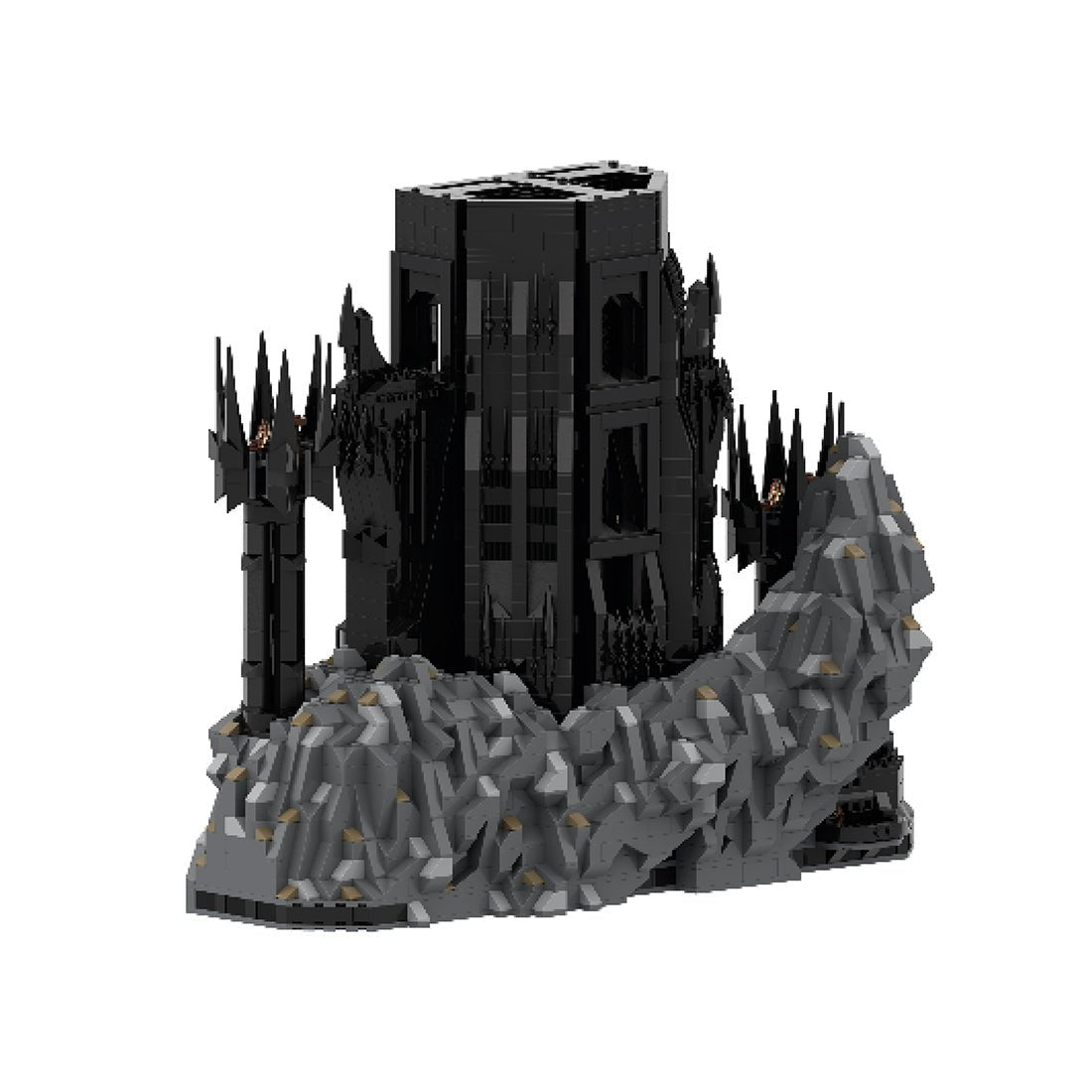 MOC - 157662 UCS Barad - Dur part 4/6 Klemmbausteine - LesDiy - Klemmbausteine