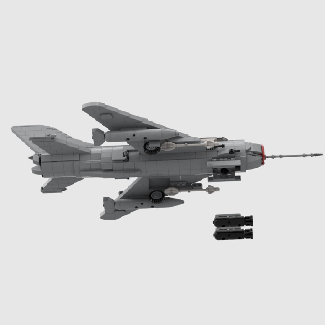 MOC - 159149 Mig 19S Klemmbausteine - LesDiy - Klemmbausteine