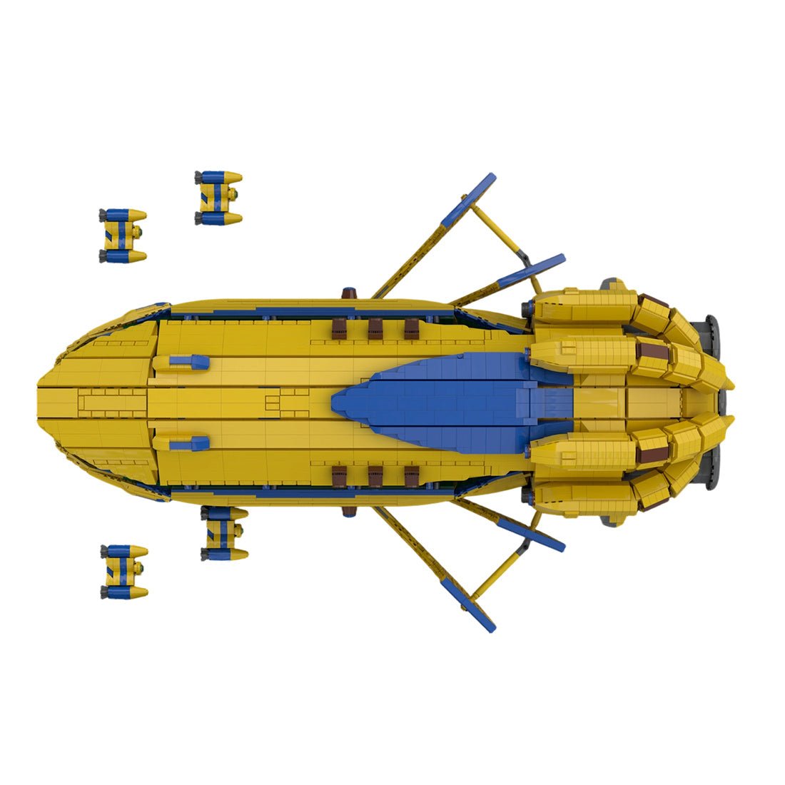 MOC-161738 Protoss Carrier Klemmbausteine-LesDiy-Klemmbausteine
