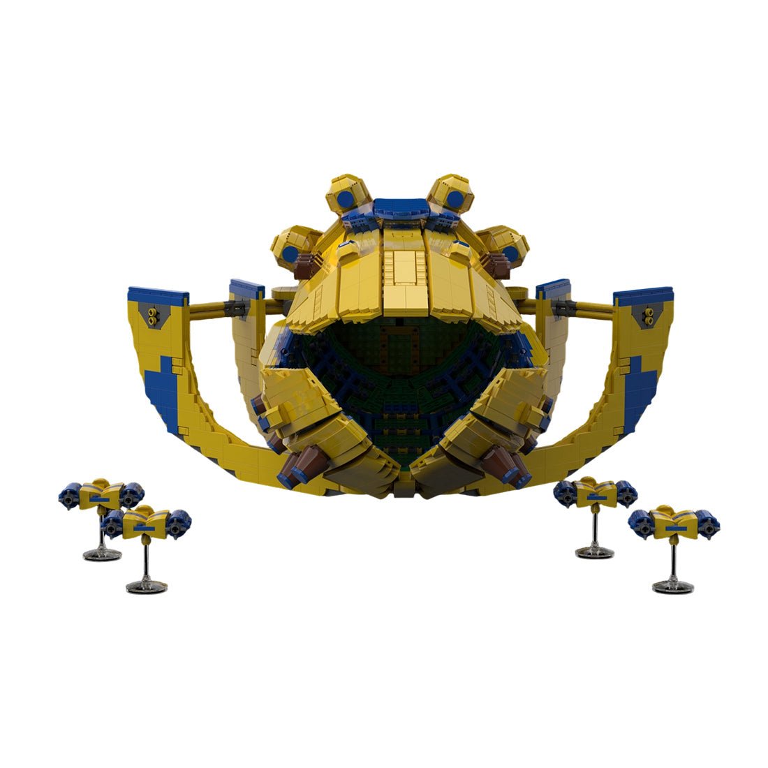 MOC-161738 Protoss Carrier Klemmbausteine-LesDiy-Klemmbausteine