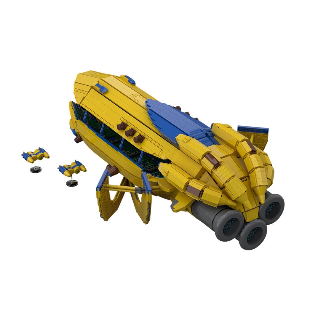 MOC-161738 Protoss Carrier Klemmbausteine-LesDiy-Klemmbausteine