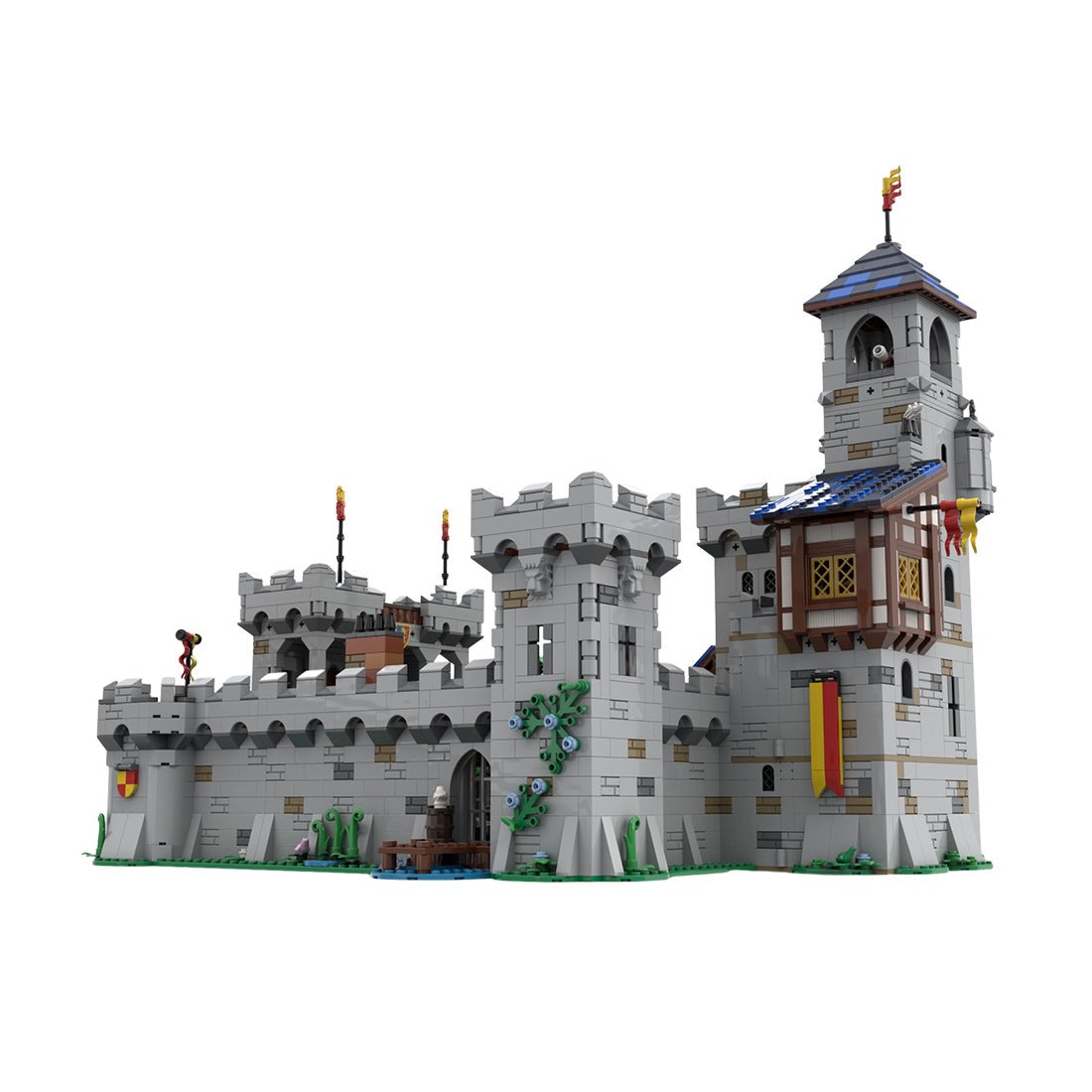 MOC - 162174 Modulares Lionbrick - Schloss Klemmbausteine - LesDiy - Klemmbausteine
