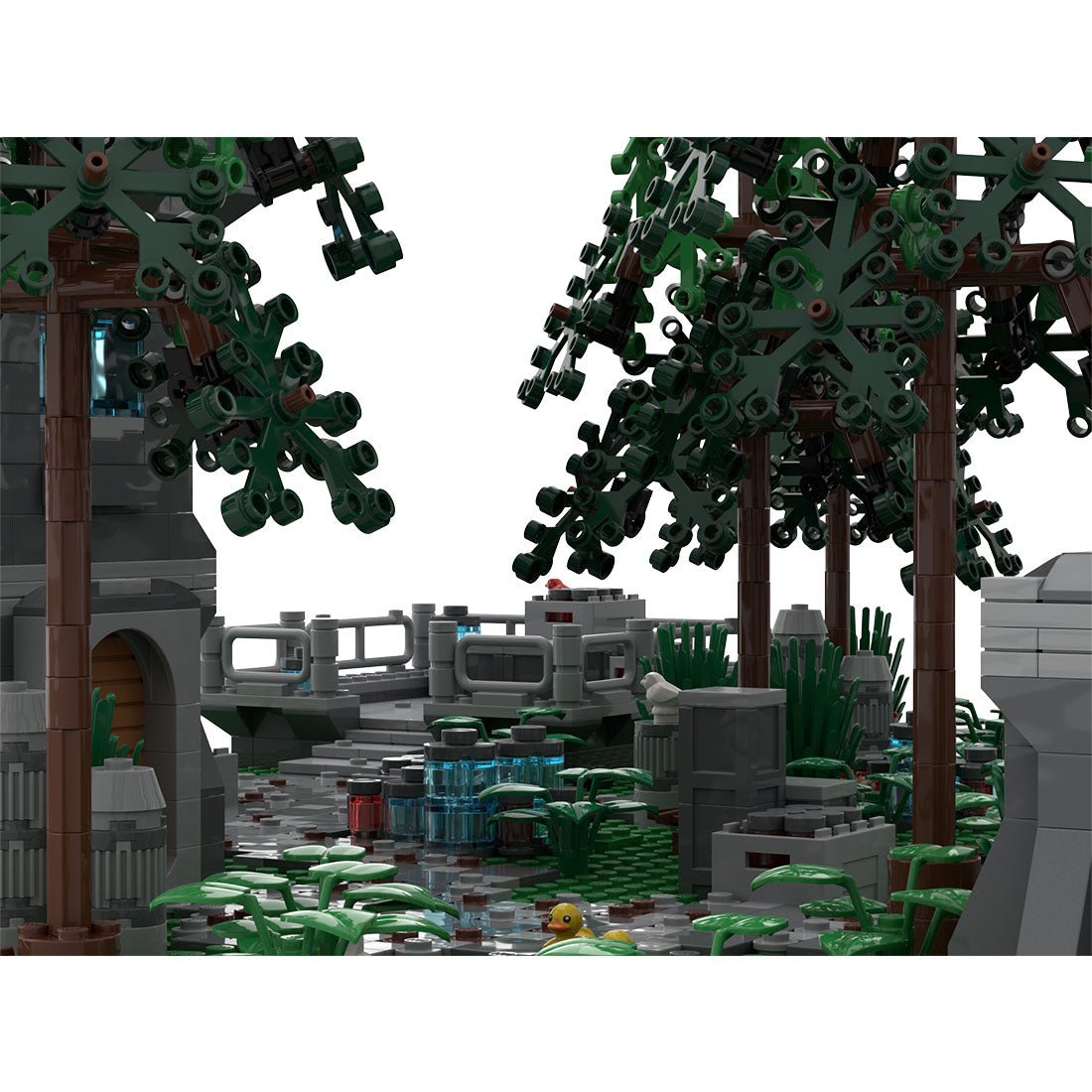 MOC - 163765 Endor forest base Klemmbausteine - LesDiy - Klemmbausteine