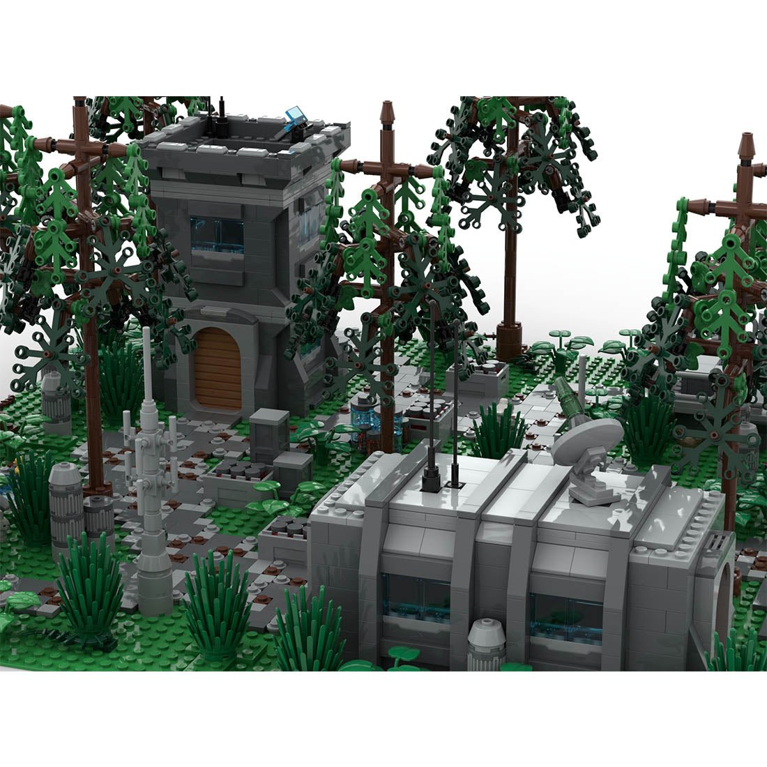 MOC - 163765 Endor forest base Klemmbausteine - LesDiy - Klemmbausteine