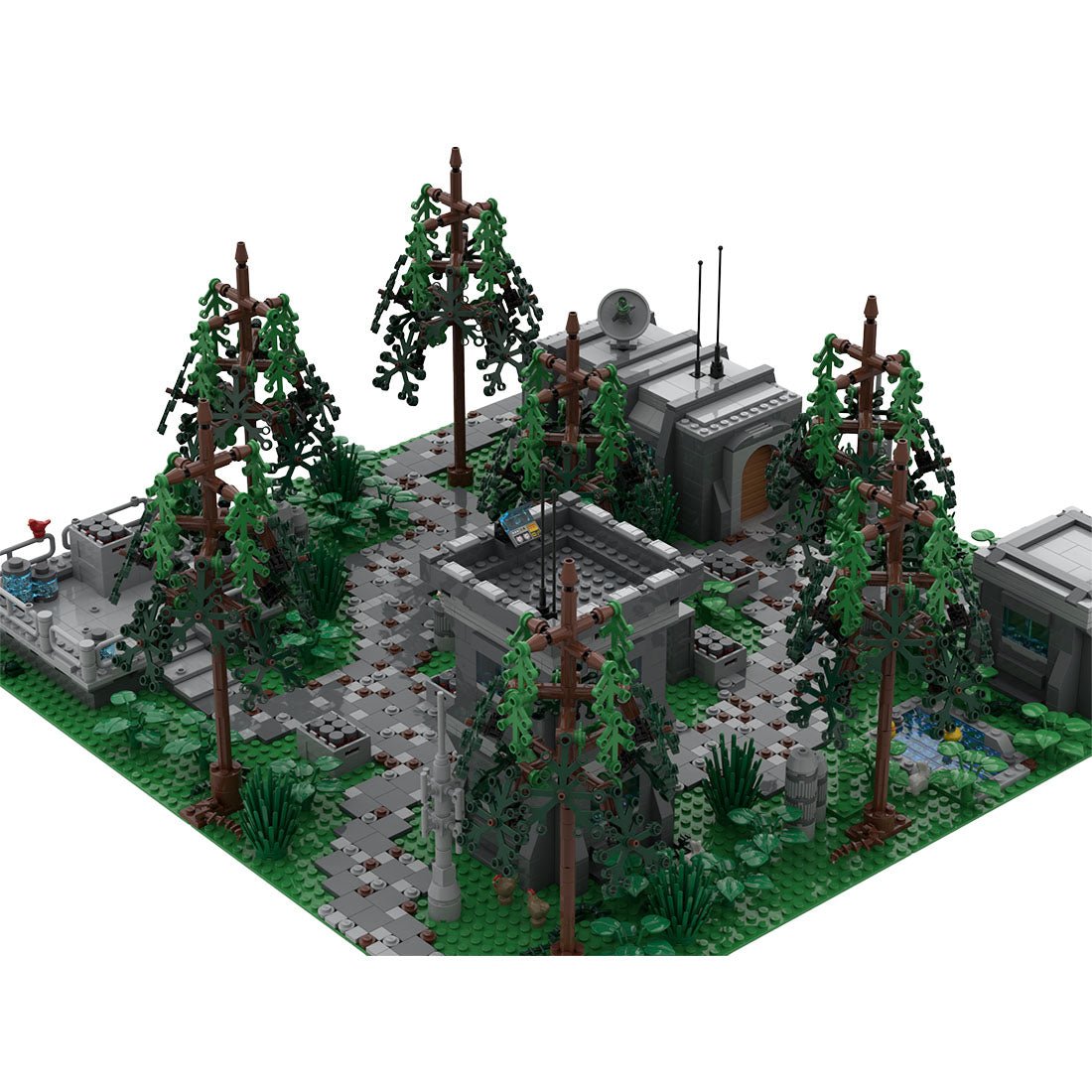 MOC - 163765 Endor forest base Klemmbausteine - LesDiy - Klemmbausteine