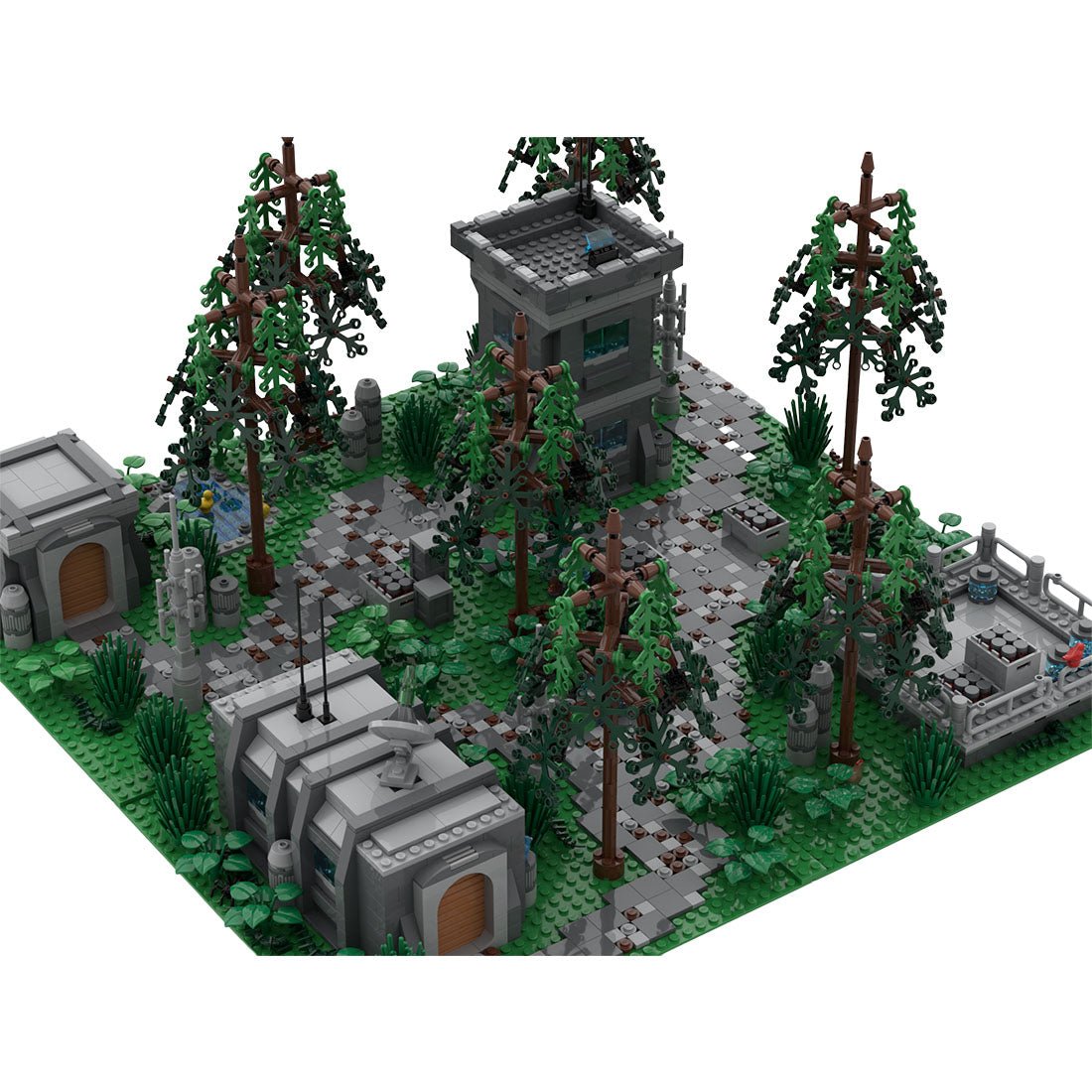 MOC - 163765 Endor forest base Klemmbausteine - LesDiy - Klemmbausteine
