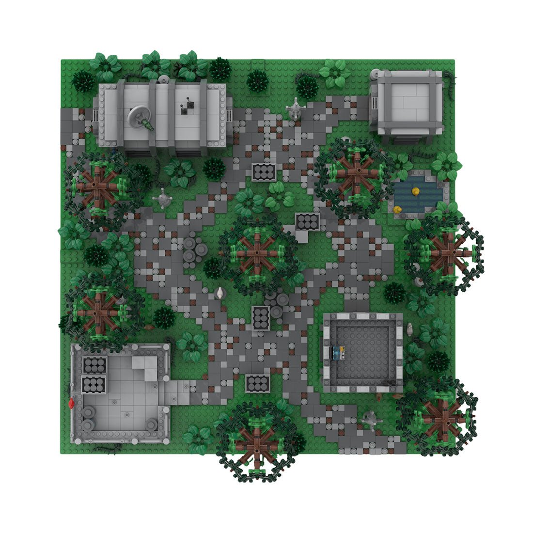 MOC - 163765 Endor forest base Klemmbausteine - LesDiy - Klemmbausteine