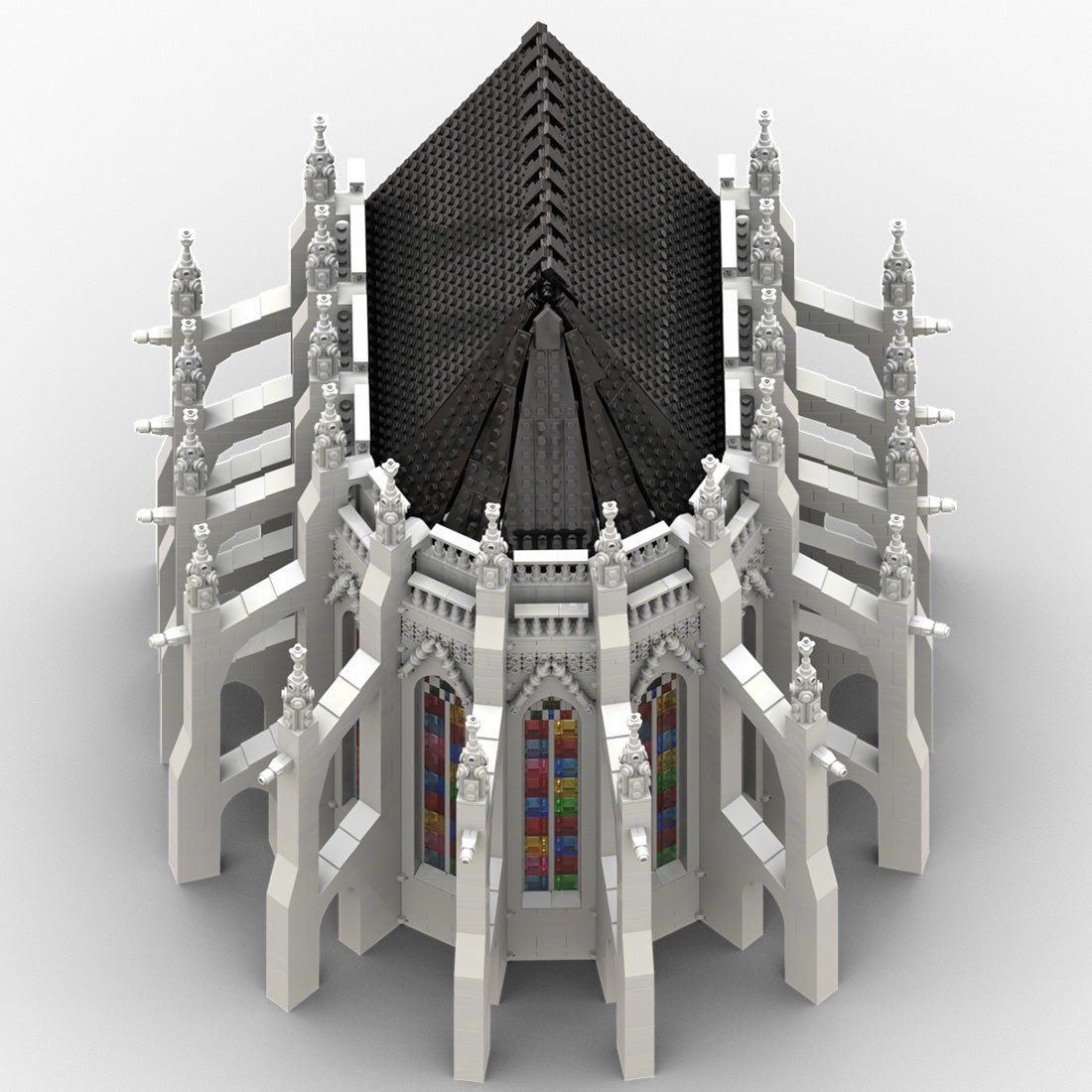 MOC - 165277 Gothic Cathedral Module 1 - Choir Klemmbausteine - LesDiy - Klemmbausteine