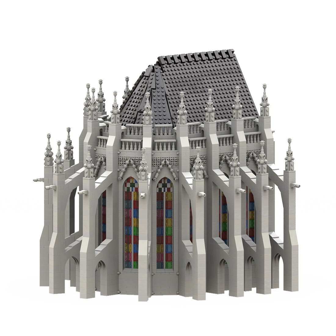 MOC - 165277 Gothic Cathedral Module 1 - Choir Klemmbausteine - LesDiy - Klemmbausteine