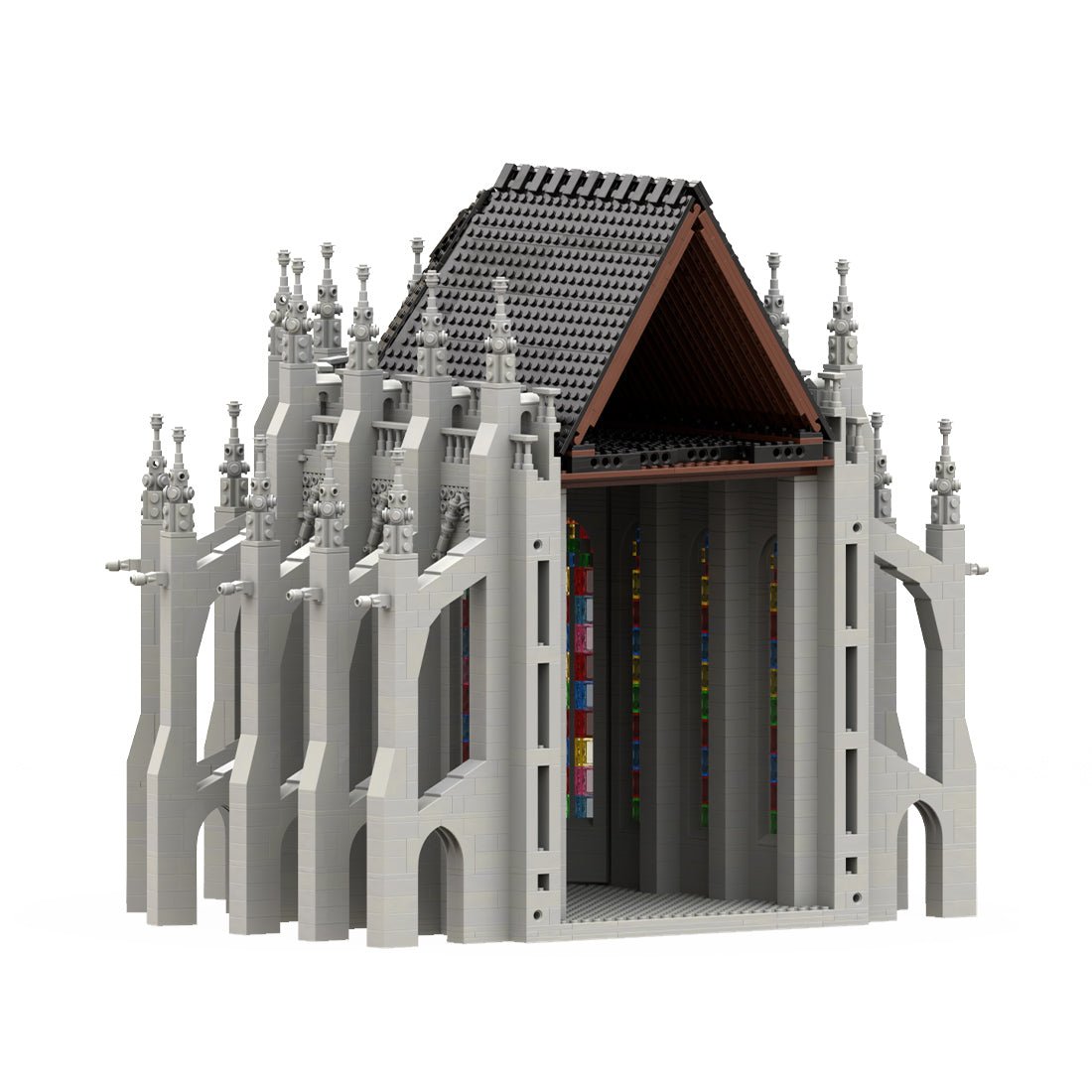 MOC - 165277 Gothic Cathedral Module 1 - Choir Klemmbausteine - LesDiy - Klemmbausteine