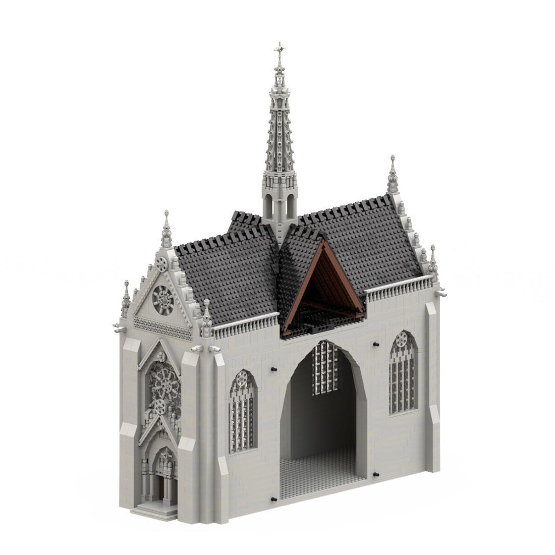 MOC - 165277 Gothic Cathedral Module 2 - Cross Klemmbausteine - LesDiy - Klemmbausteine