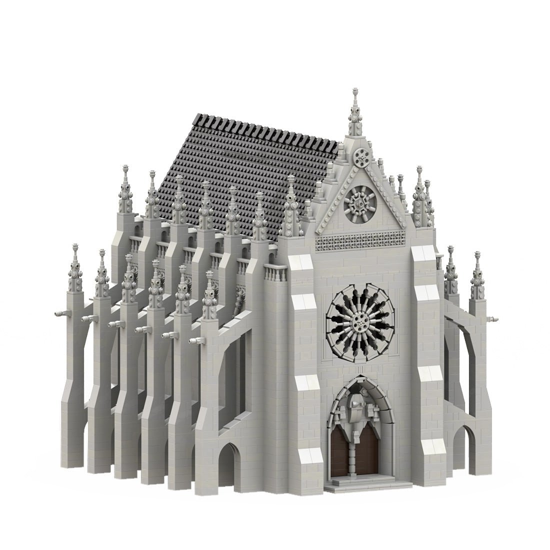 MOC - 165277 Gothic Cathedral Module 3 - Nef Klemmbausteine - LesDiy - Klemmbausteine