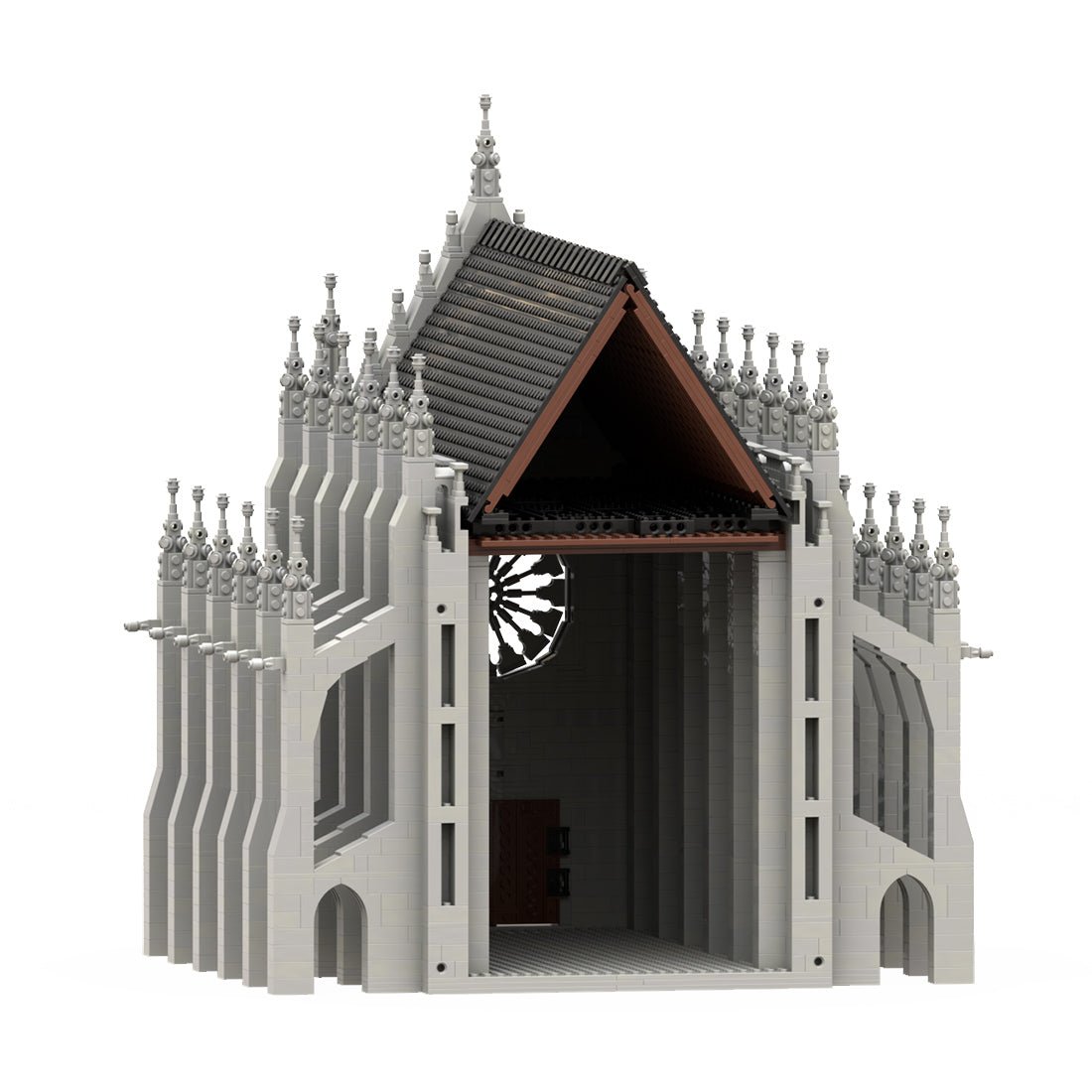 MOC - 165277 Gothic Cathedral Module 3 - Nef Klemmbausteine - LesDiy - Klemmbausteine