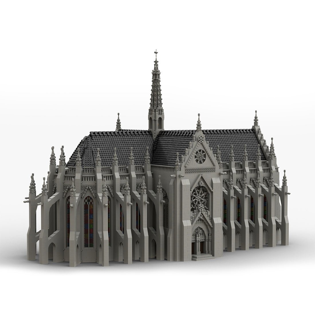 MOC - 165277 Gothic Cathedral Module 3 - Nef Klemmbausteine - LesDiy - Klemmbausteine