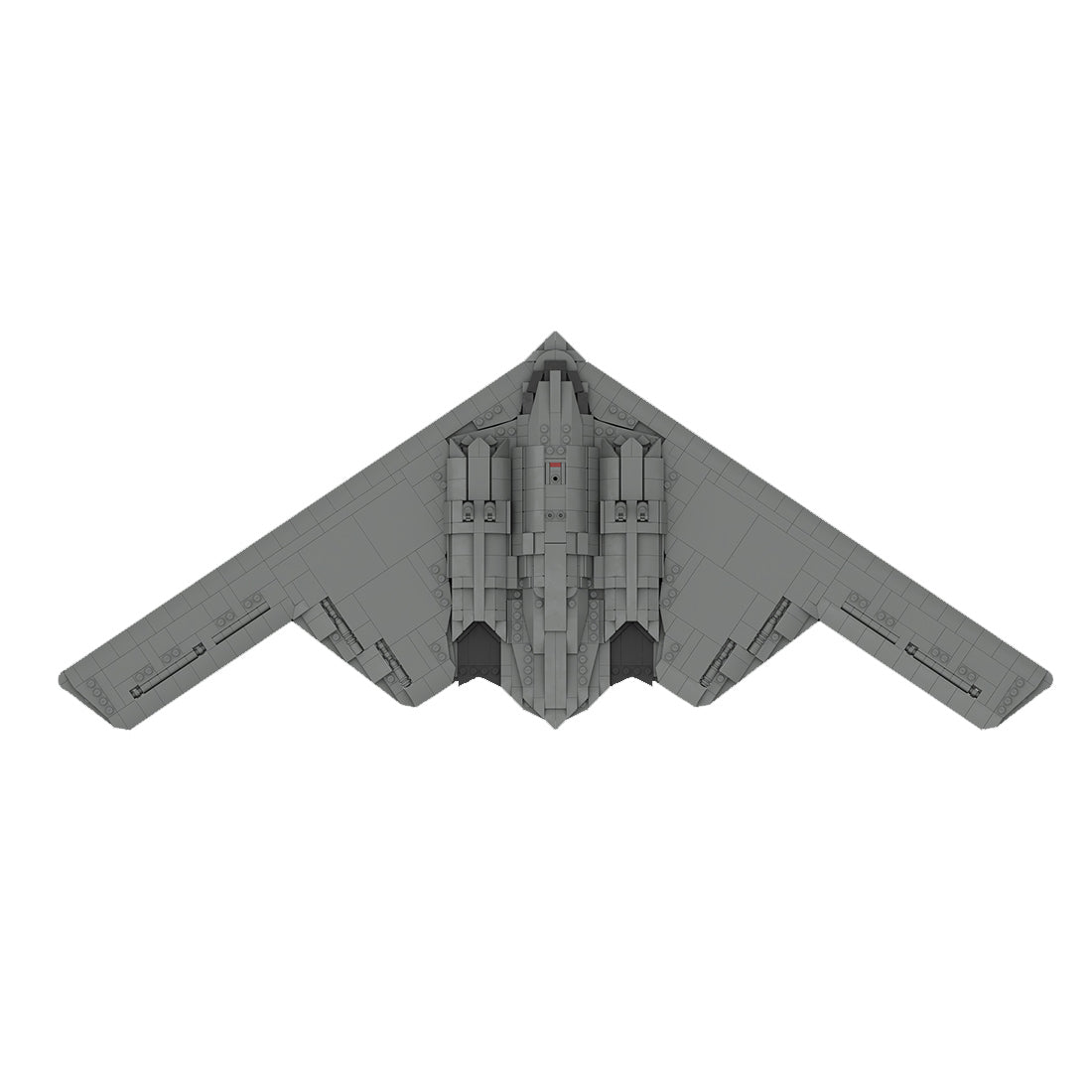 MOC - 166363 1/70 B - 2 Spirit Stealth Bomber Klemmbausteine - LesDiy - Klemmbausteine