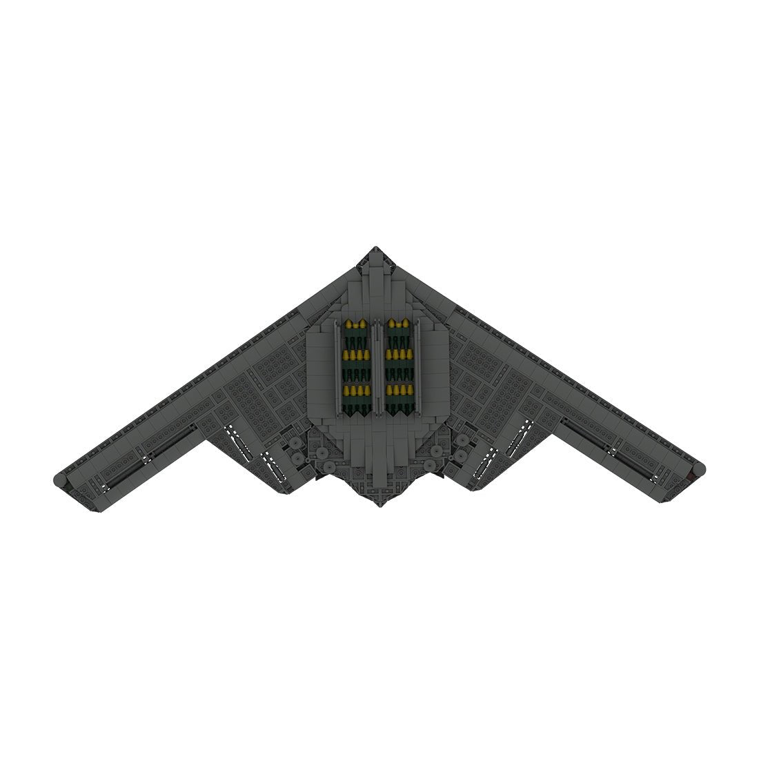MOC - 166363 1/70 B - 2 Spirit Stealth Bomber Klemmbausteine - LesDiy - Klemmbausteine