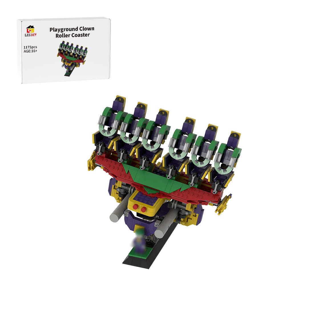 MOC - 166643 The JOKER CAR Klemmbausteine - LesDiy - Klemmbausteine