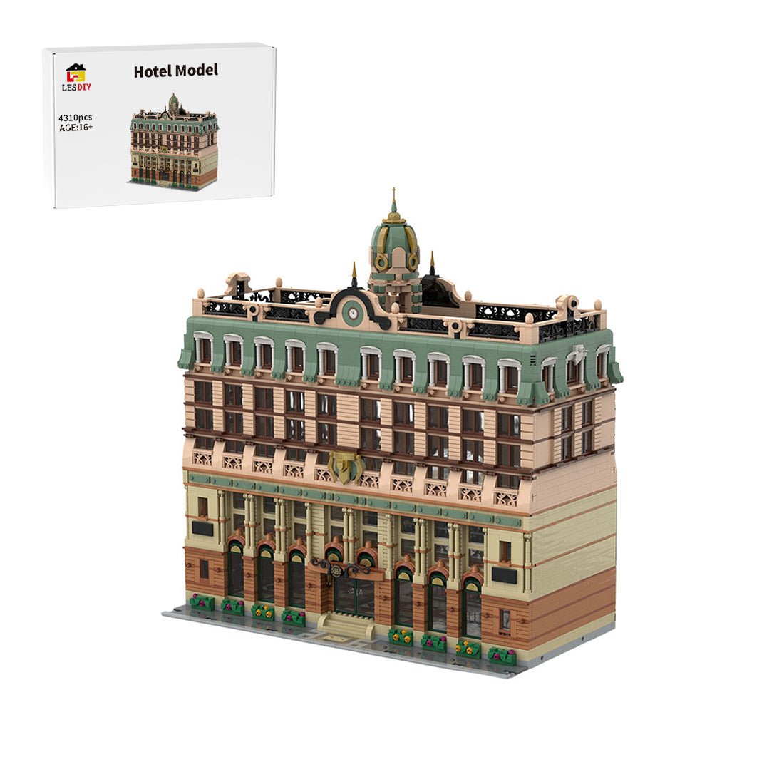 MOC - 167665 Grand Studgate Hotel Klemmbausteine - LesDiy - Klemmbausteine