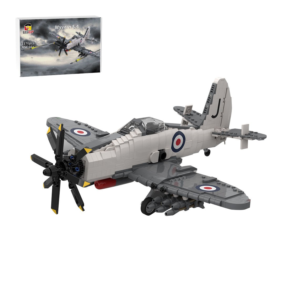 MOC - 172600 1:35 Scale Wyvern S.4 Klemmbausteine - LesDiy - Klemmbausteine
