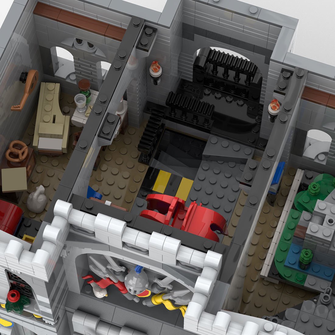 MOC - 172749 Medieval Museum - 10305 Lion Knights' Castle Modification Klemmbausteine - LesDiy - Klemmbausteine