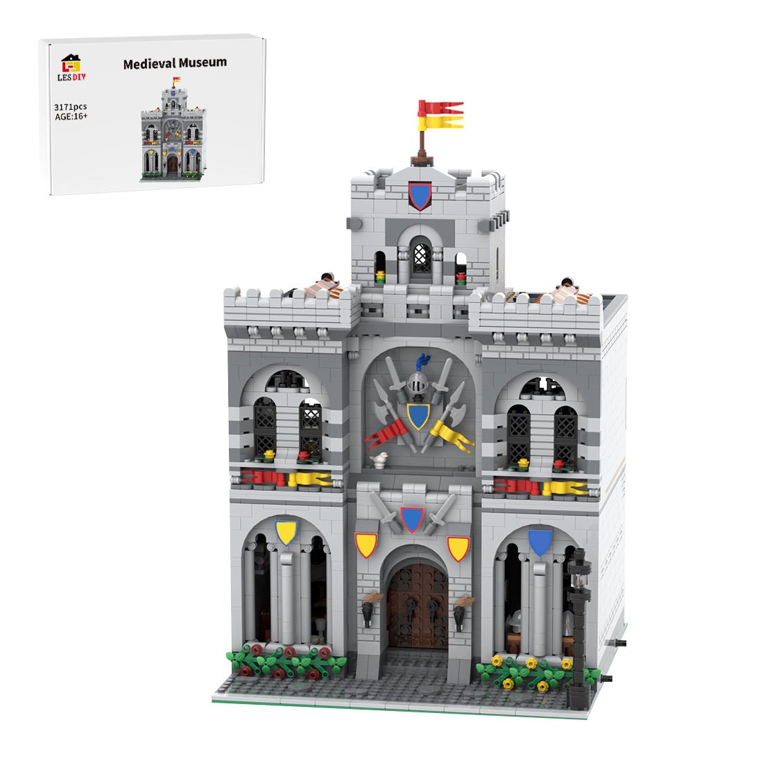 MOC - 172749 Medieval Museum - 10305 Lion Knights' Castle Modification Klemmbausteine - LesDiy - Klemmbausteine