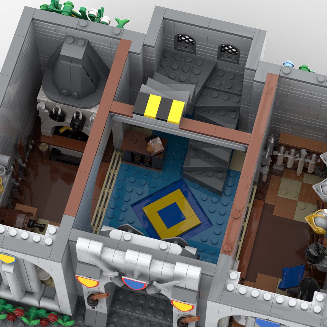 MOC - 172749 Medieval Museum - 10305 Lion Knights' Castle Modification Klemmbausteine - LesDiy - Klemmbausteine