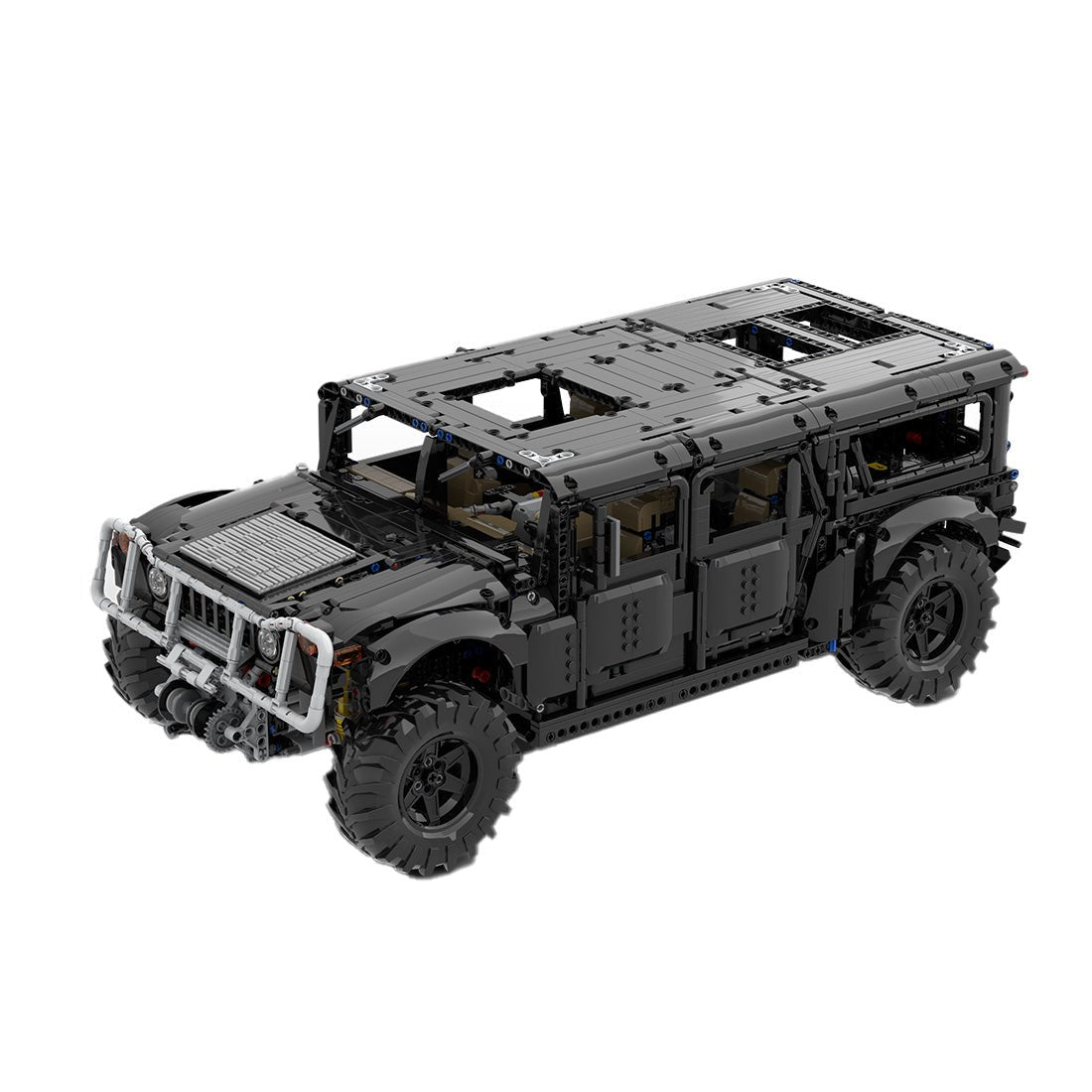 MOC - 174585 Hummer H1 Klemmbausteine - LesDiy - Klemmbausteine