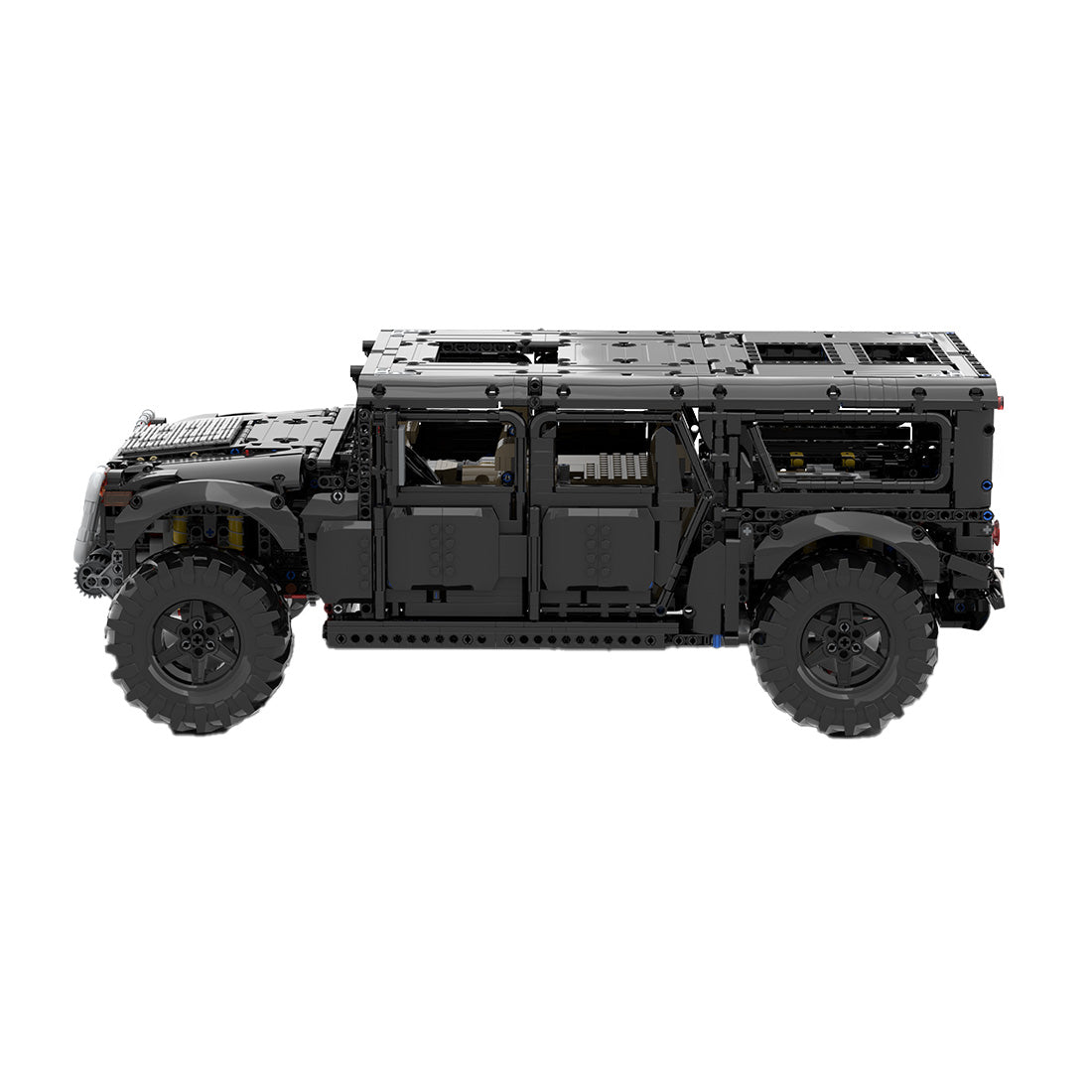 MOC - 174585 Hummer H1 Klemmbausteine - LesDiy - Klemmbausteine