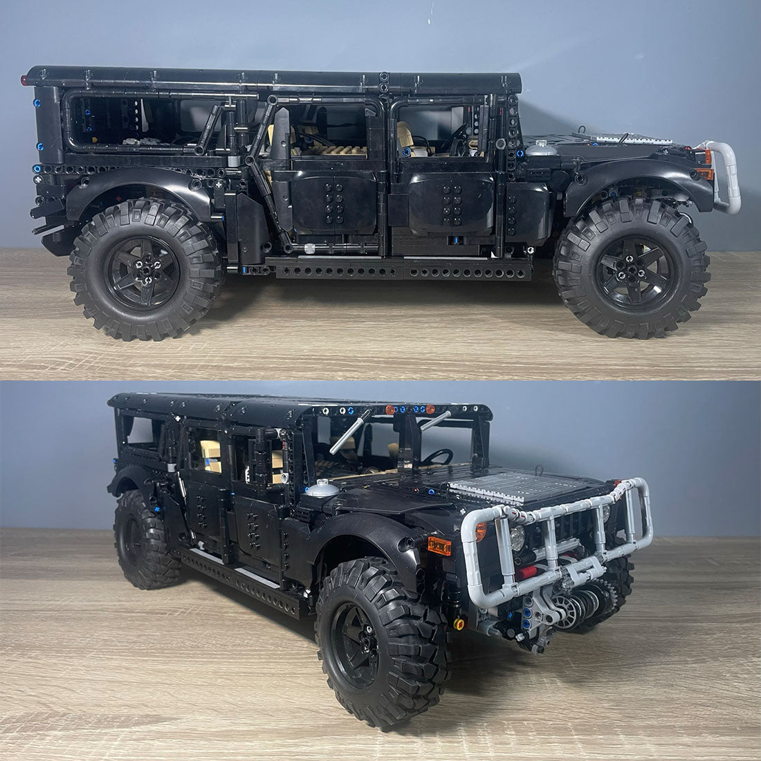 MOC - 174585 Hummer H1 Klemmbausteine - LesDiy - Klemmbausteine
