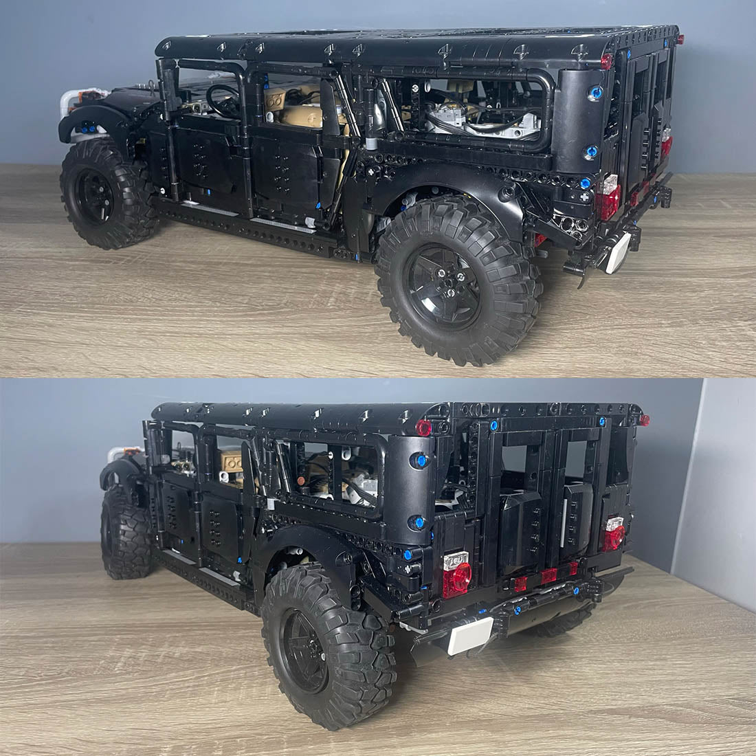 MOC - 174585 Hummer H1 Klemmbausteine - LesDiy - Klemmbausteine