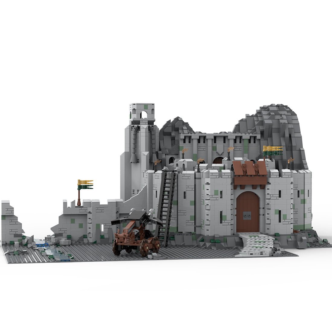 MOC - 175405 LOTR - Helm's Deep Klemmbausteine - LesDiy - Klemmbausteine