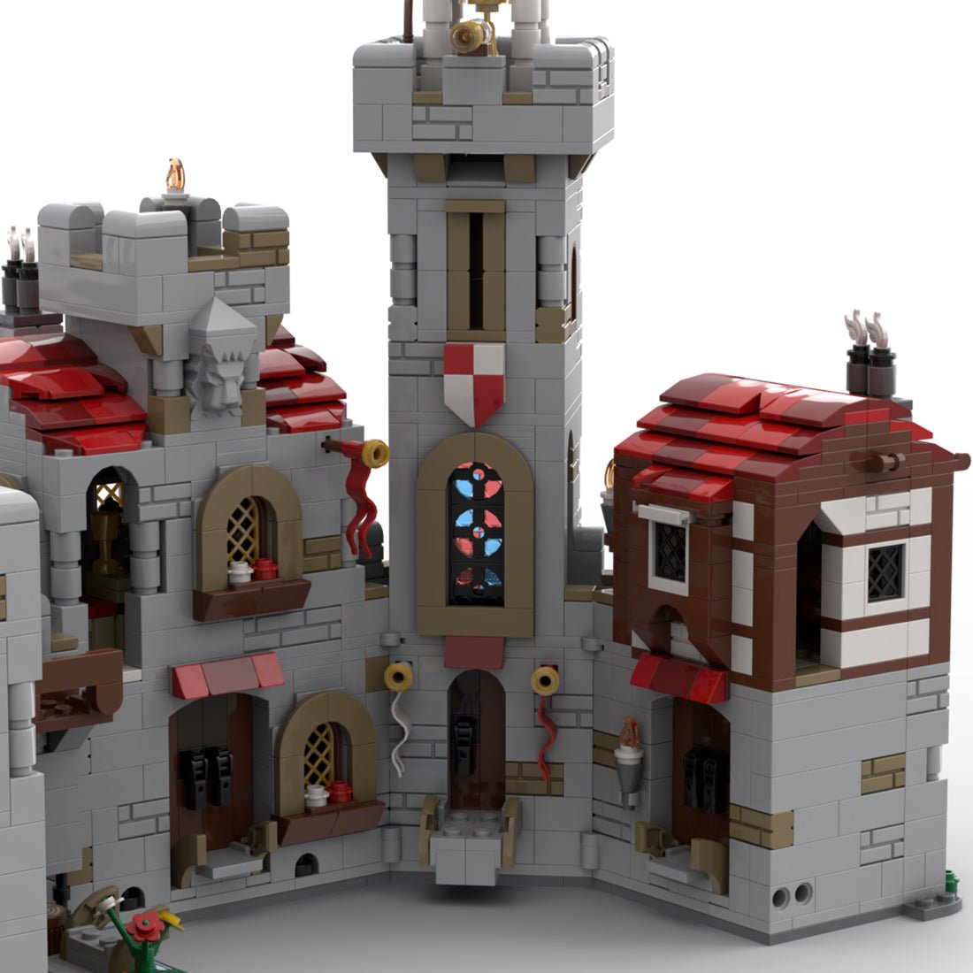 MOC - 176629 River Castle, Royal Knights Klemmbausteine - LesDiy - Klemmbausteine
