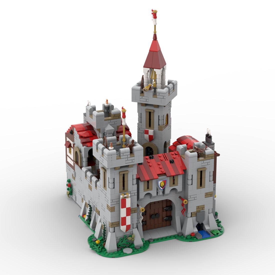 MOC - 176629 River Castle, Royal Knights Klemmbausteine - LesDiy - Klemmbausteine