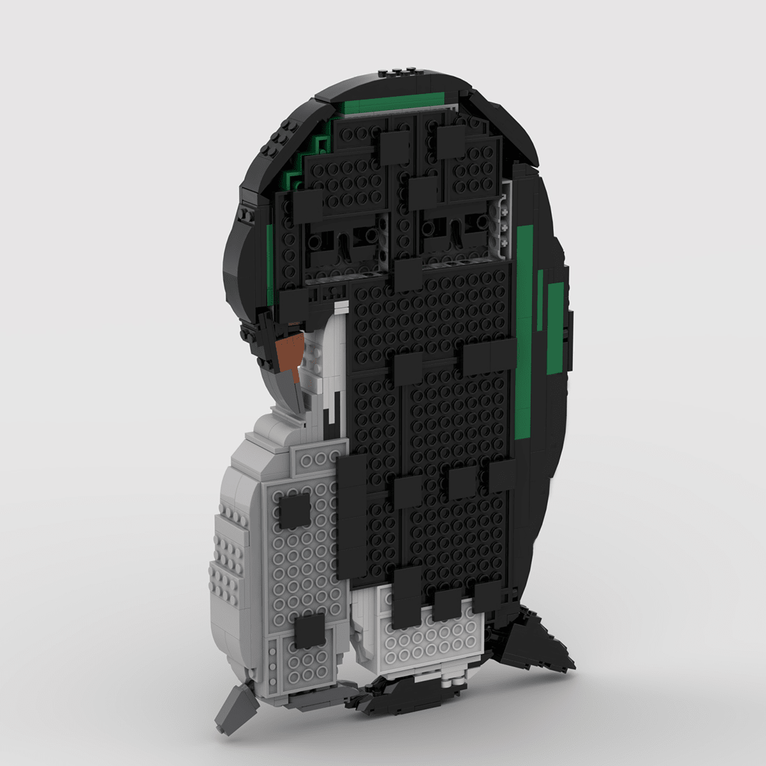 MOC - 178806 Emperor Penguin Wall Art Klemmbausteine - LesDiy - Klemmbausteine