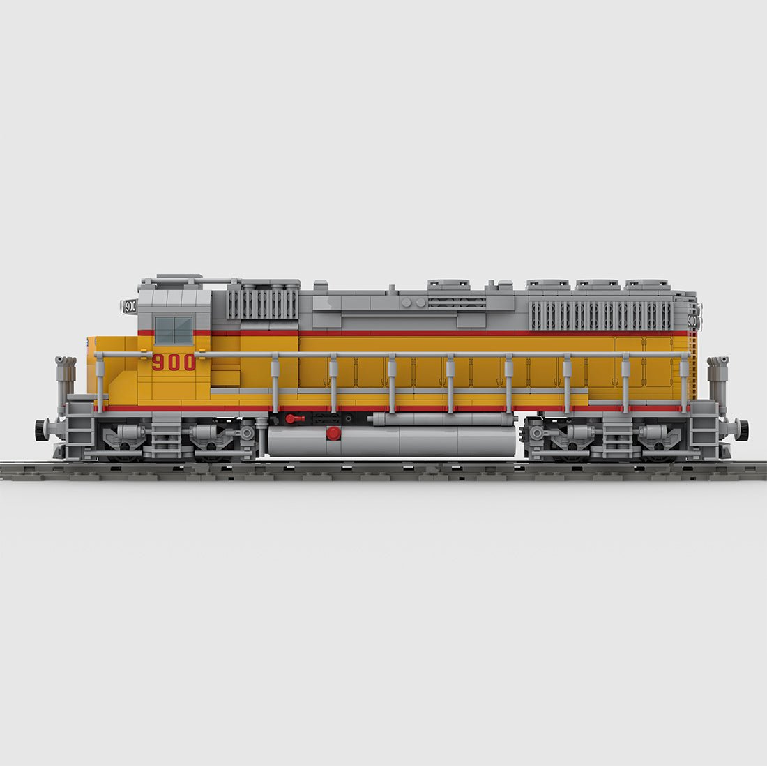MOC - 180032 Diesel Engine EMD GP40 of Union Pacific Railroad Klemmbausteine - LesDiy - Klemmbausteine