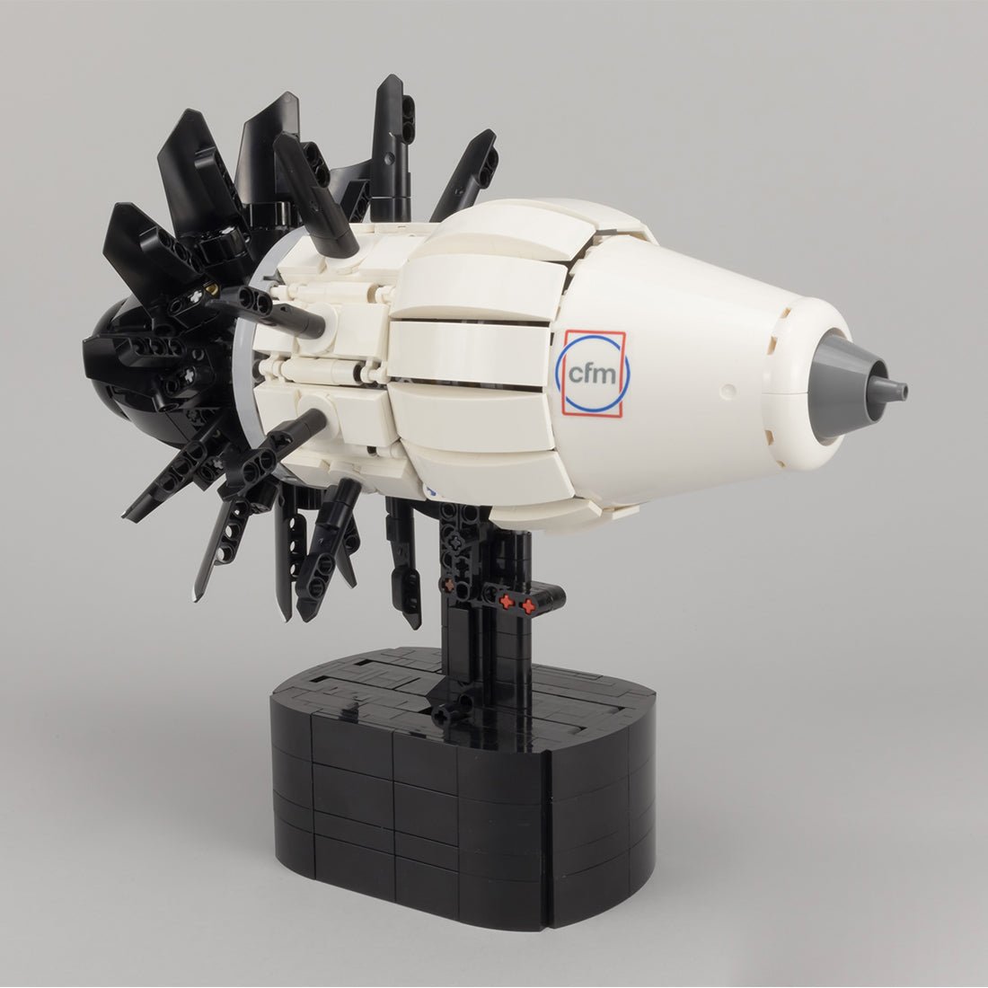 MOC - 180038 CFM RISE engine Klemmbausteine - LesDiy - Klemmbausteine