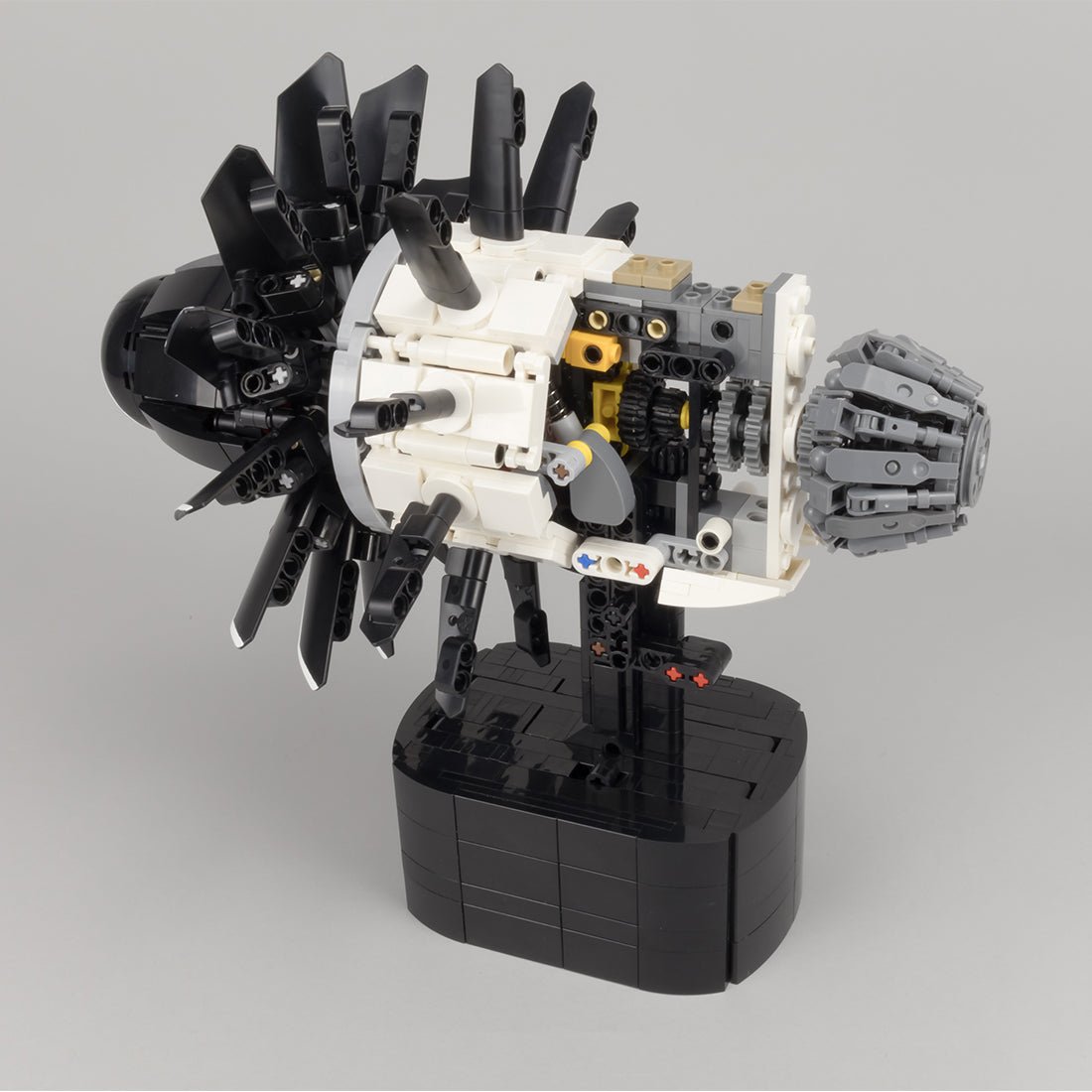 MOC - 180038 CFM RISE engine Klemmbausteine - LesDiy - Klemmbausteine
