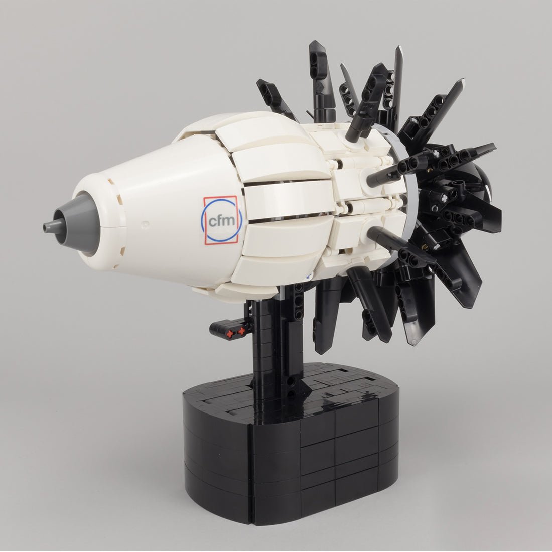 MOC - 180038 CFM RISE engine Klemmbausteine - LesDiy - Klemmbausteine