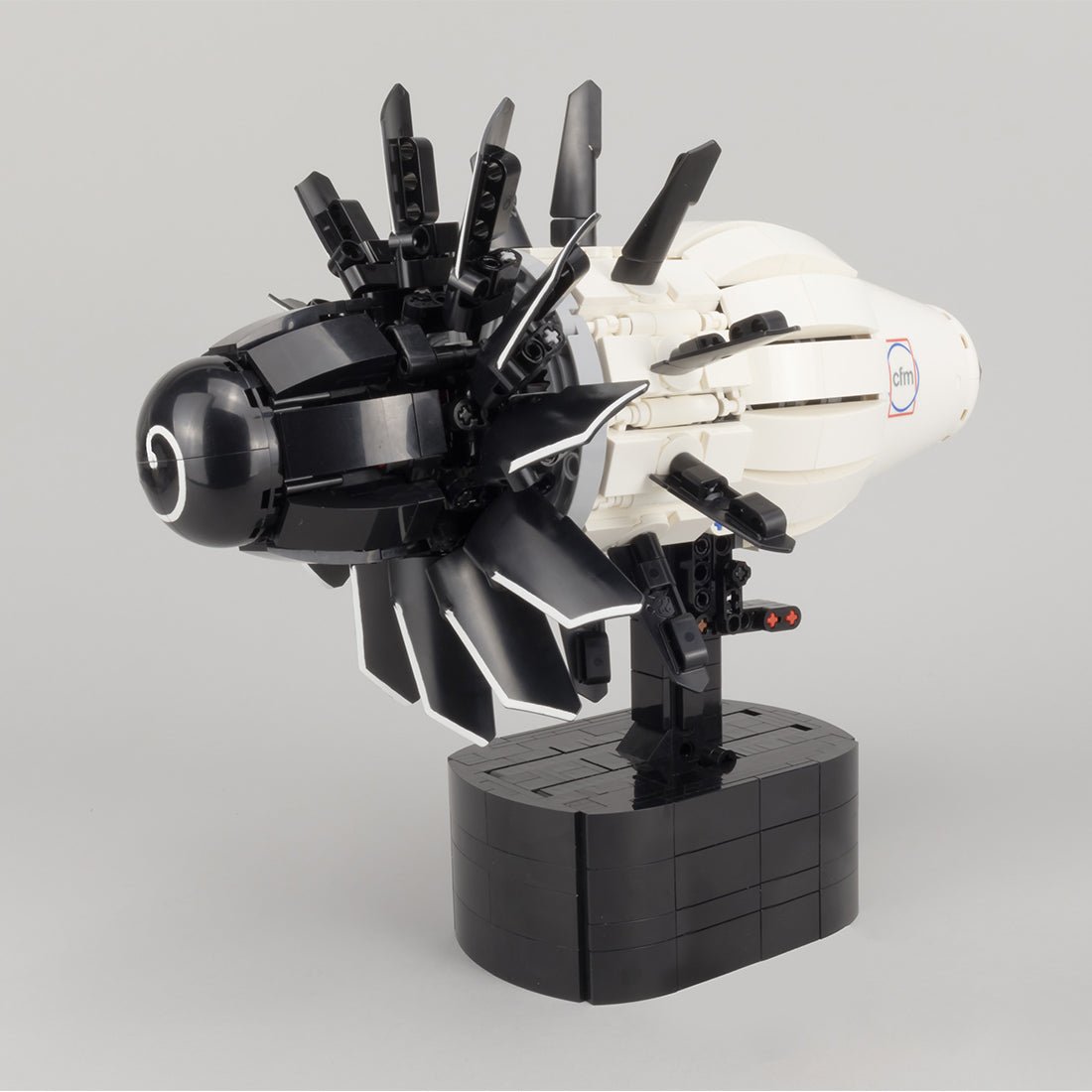 MOC - 180038 CFM RISE engine Klemmbausteine - LesDiy - Klemmbausteine