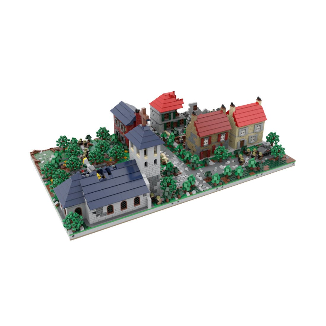 MOC - 183062 microscale diorama ww2 Klemmbausteine - LesDiy - Klemmbausteine