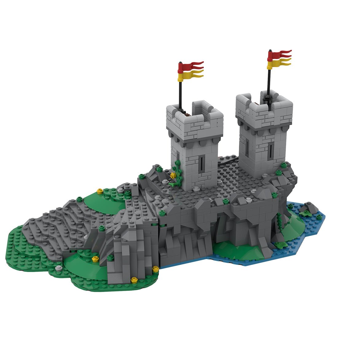 MOC - 183513 Front Towers - 10305 extension Klemmbausteine - LesDiy - Klemmbausteine