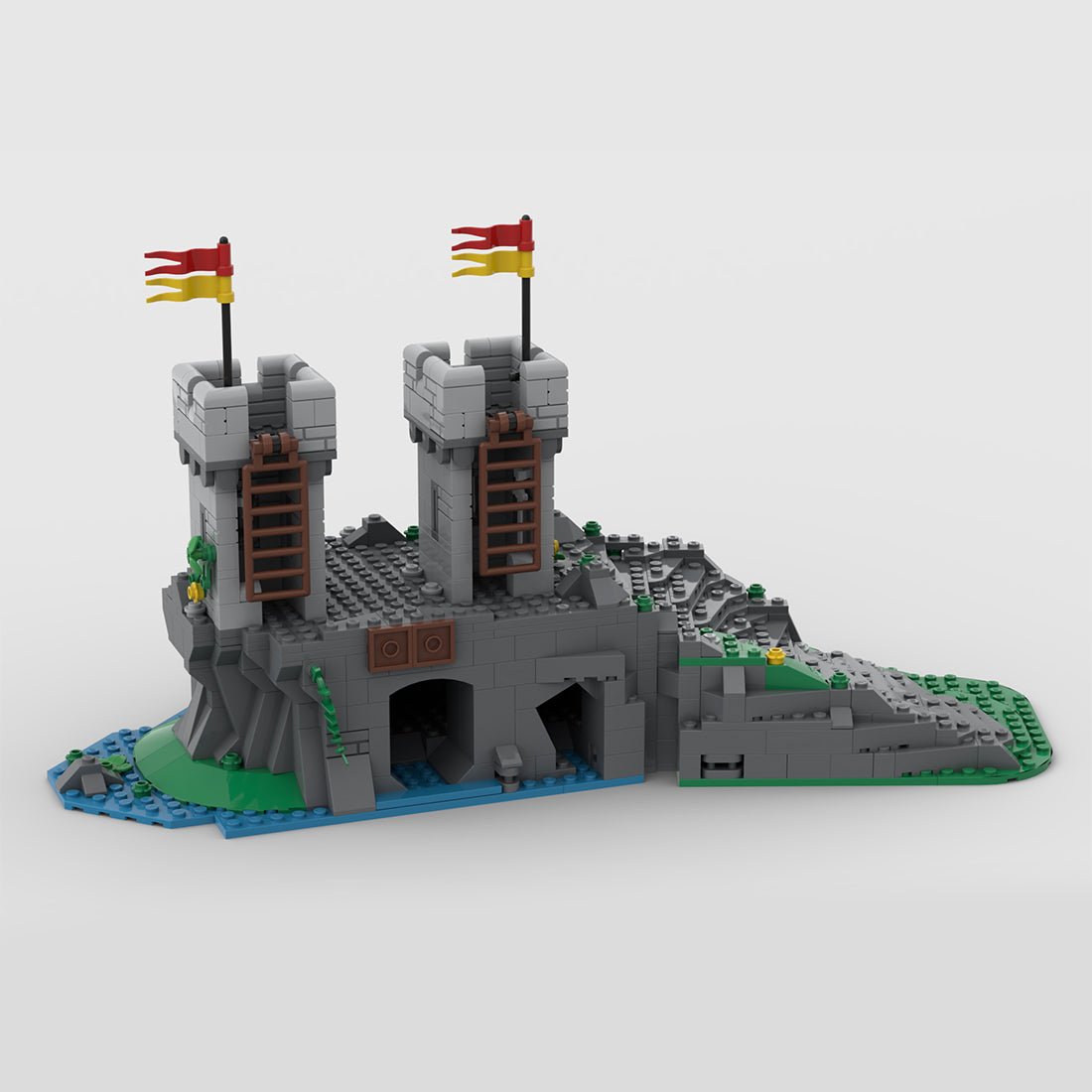 MOC - 183513 Front Towers - 10305 extension Klemmbausteine - LesDiy - Klemmbausteine