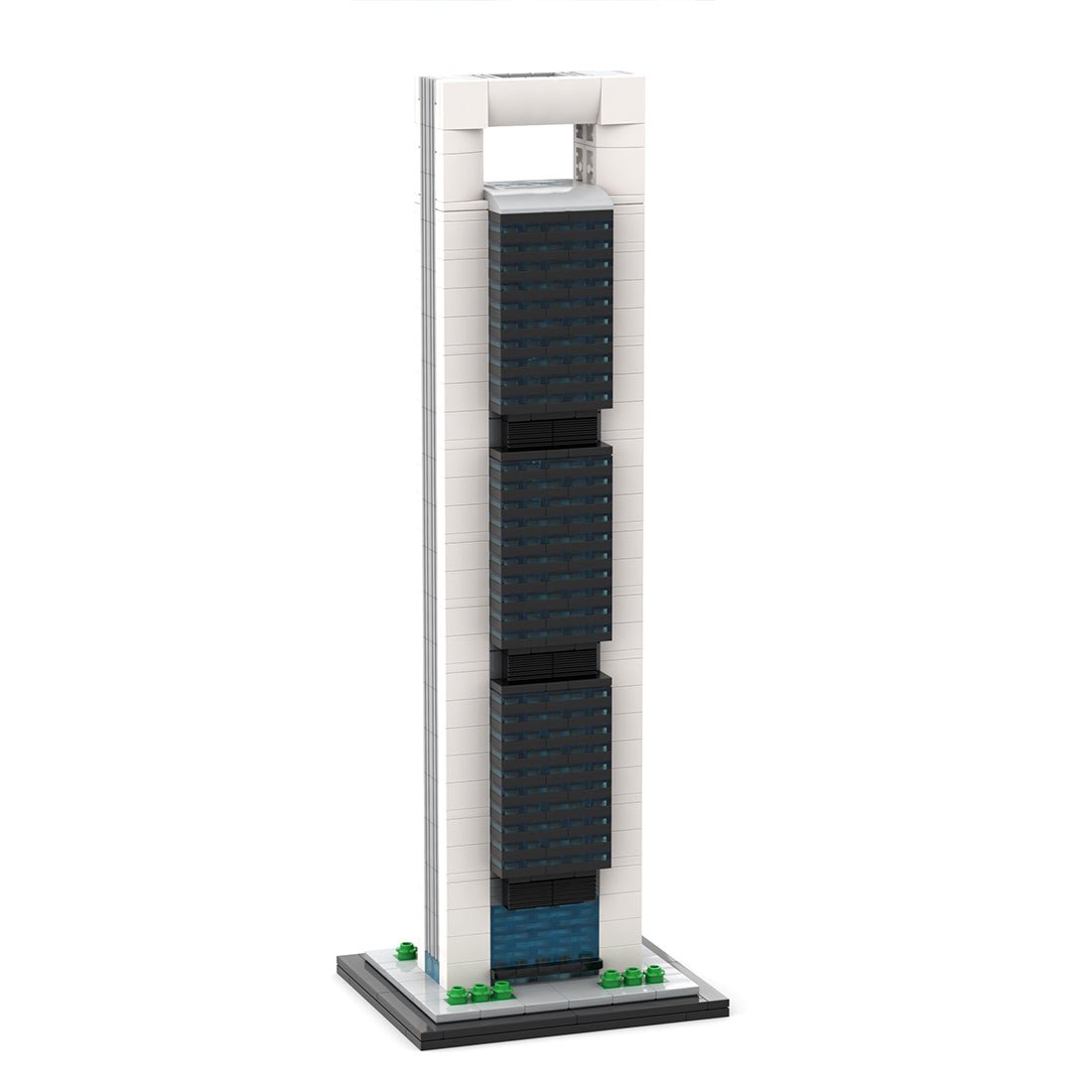MOC - 184706 Torre Cepsa 1:800 Scale (Cepsa Tower) Klemmbausteine - LesDiy - Klemmbausteine
