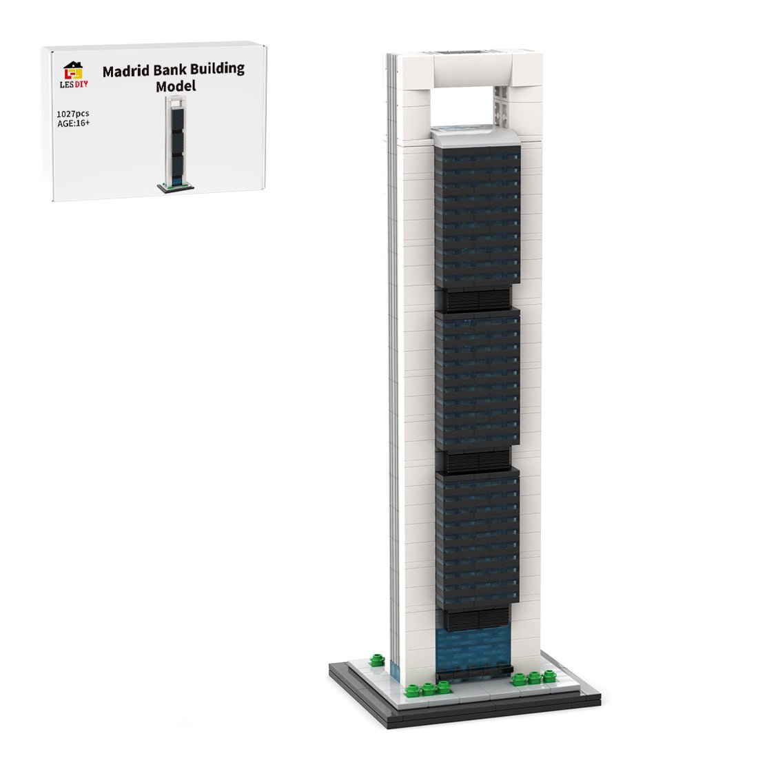 MOC - 184706 Torre Cepsa 1:800 Scale (Cepsa Tower) Klemmbausteine - LesDiy - Klemmbausteine