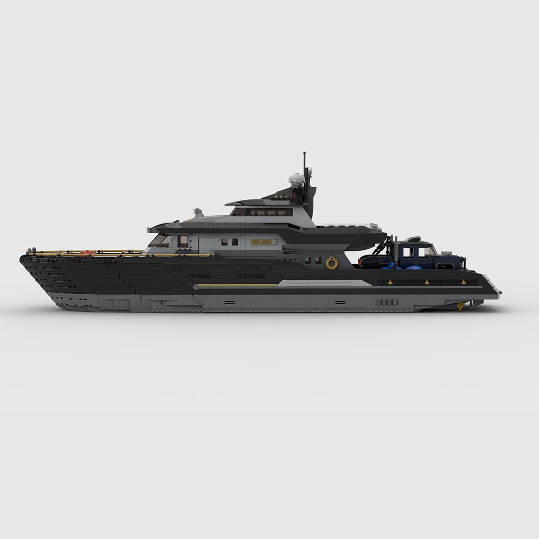 MOC - 185307 Explorer's Yacht Klemmbausteine - LesDiy - Klemmbausteine
